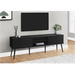 Tv Stand 72 Inch - Media Center-Console - Storage - Black Laminate -Contemporary
