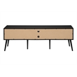 Tv Stand 72 Inch - Media Center-Console - Storage - Black Laminate -Contemporary