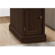 Accent Table - End - Side Table - Nightstand - Storage Drawer - Brown Veneer