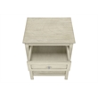 Accent Table - End - Side Table - 2 Tier - Nightstand - Antique White Veneer
