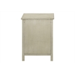 Accent Table - End - Side Table - 2 Tier - Nightstand - Antique White Veneer