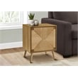 Accent Table - End - Storage - Small - Side - Living Room-Light Walnut Laminate