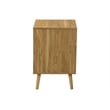 Accent Table - End - Storage - Small - Side - Living Room-Light Walnut Laminate