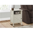 Accent Table - Side Table - End - Living Room - Storage - Washed Oak Laminate
