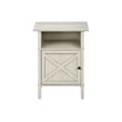 Accent Table - Side Table - End - Living Room - Storage - Washed Oak Laminate