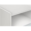 Accent Table - Side - End - Nightstand - Bedroom - Living Room - White Laminate