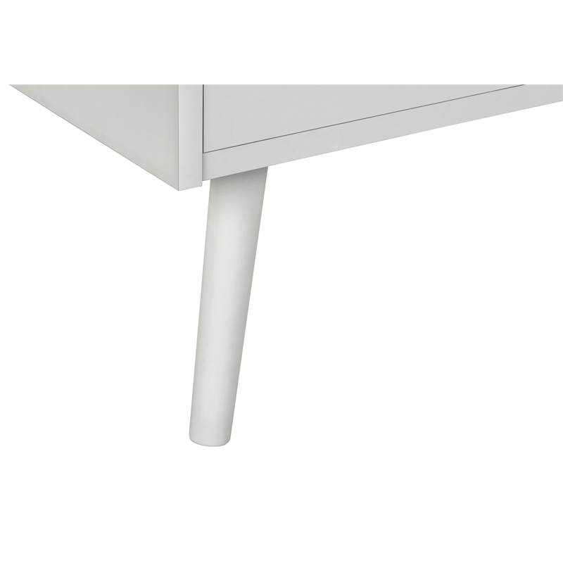 Accent Table - Side - End - Nightstand - Bedroom - Living Room - White Laminate