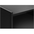 Accent Table - Side - End - Nightstand - Bedroom - Living Room - Black Laminate