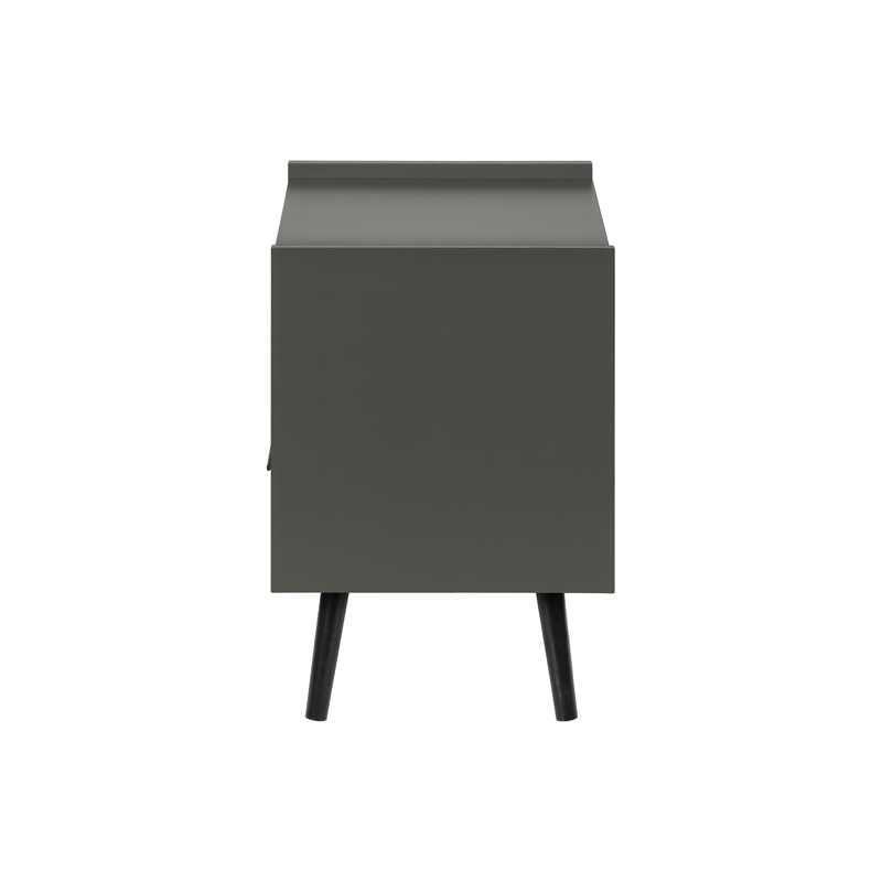 Accent Table - Side - End - Nightstand - Bedroom - Living Room - Gray Laminate