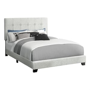 bed - full size - bedroom - upholstered - frame only - transitional