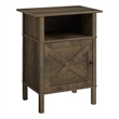 Accent Table - Side Table - End - Living Room - Storage - Dark Oak Laminate