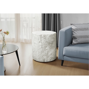 Accent Table - 25&quotH - Indoor Or Outdoor - Nightstand - Living Room - White