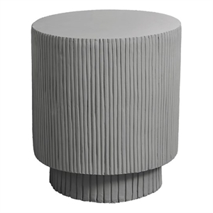 Accent Table - 25&quotH - Indoor Or Outdoor - Living Room - Nightstand - Gray