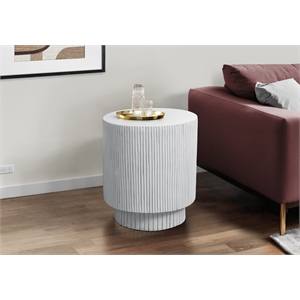Accent Table - 25&quotH - Indoor Or Outdoor - Living Room - Nightstand - White