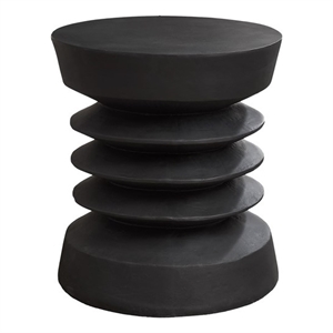 Accent Table - 25&quotH - Indoor Or Outdoor - Living Room - Nightstand - Black