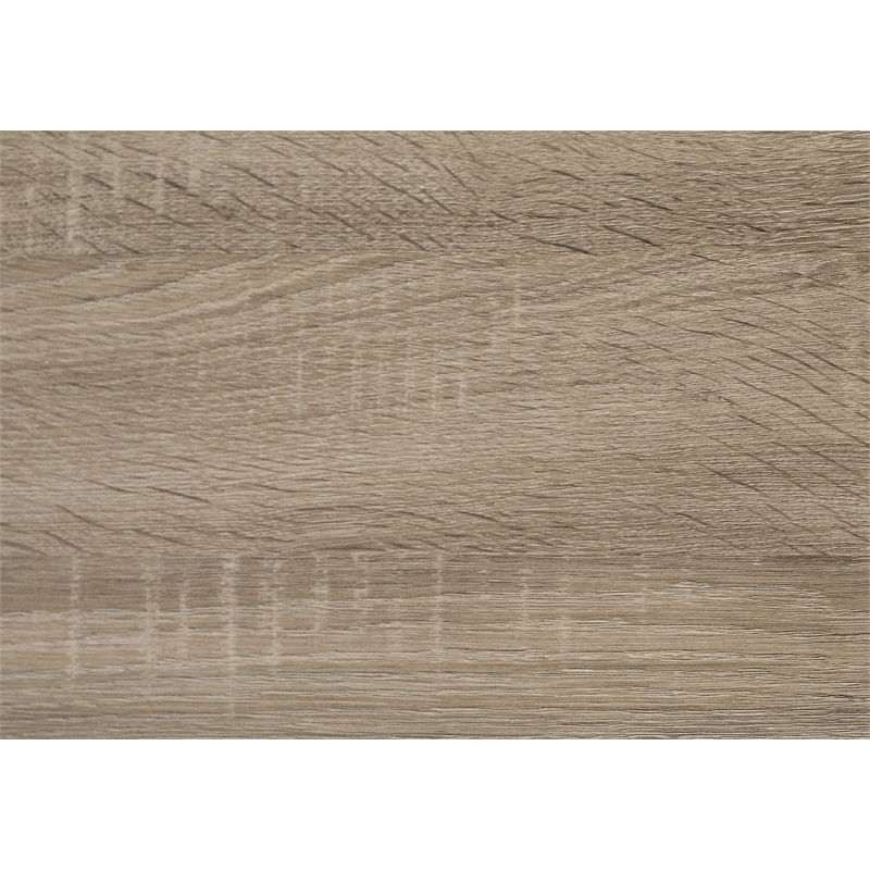 Bed - Bedroom - Frame Only - Platform Bed - Queen Size - Taupe Laminate - Metal