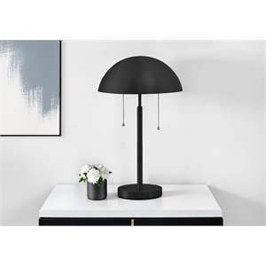 Lighting - 20&quoth - Table Lamp - Black Metal - Contemporary