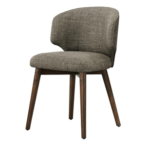 Dining Chair - 32&quotH - Set Of 2 - Dining Room - Wood - Dark Walnut - Brown