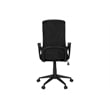 Office Chair - Adjustable Height - Armrests - Swivel - Ergonomic - Black