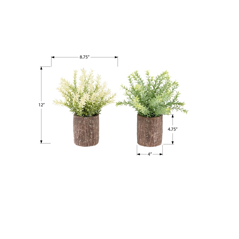 Artificial Plant - Set Of 2 - 12