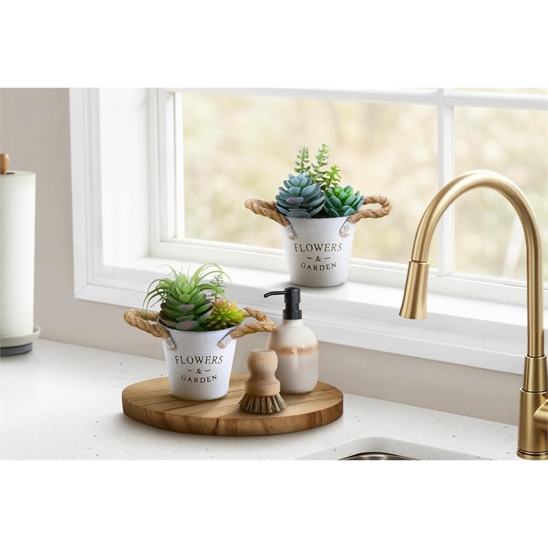 Artificial Plant - Set Of 2 - 7