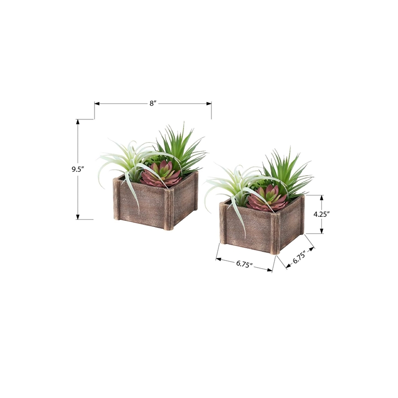 Artificial Plant - Set Of 2 - 10