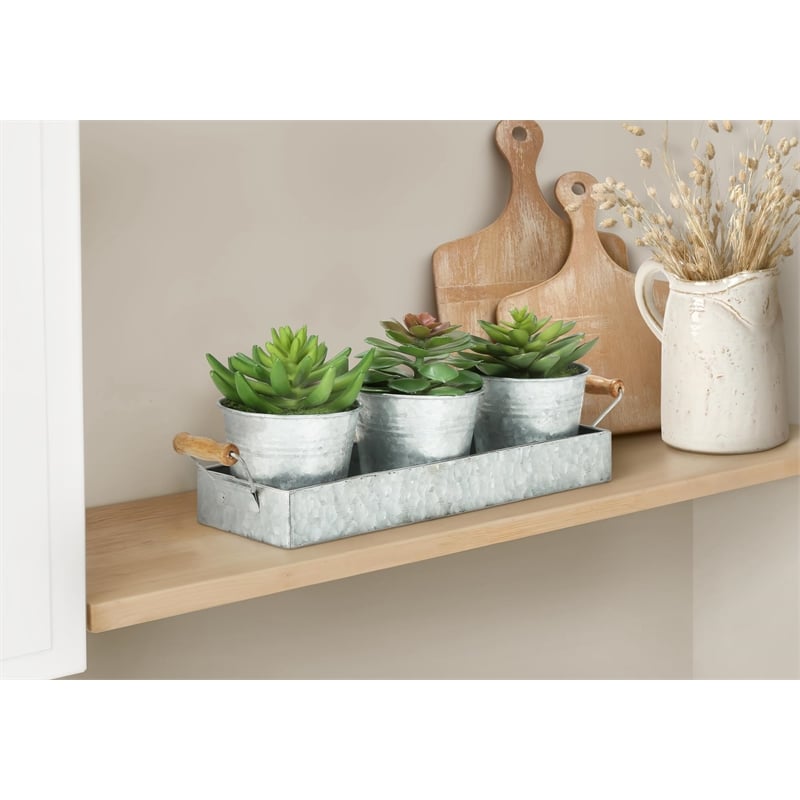 Artificial Plant - Set Of 3 - 6