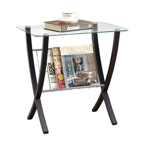 Accent Table Side End Nightstand Lamp Living Room Bedroom Wood Brown