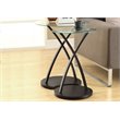 Monarch Bentwood 2 Piece Nesting Table in Cappuccino