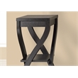 Accent Table Side End Plant Stand Square Bedroom Laminate Brown