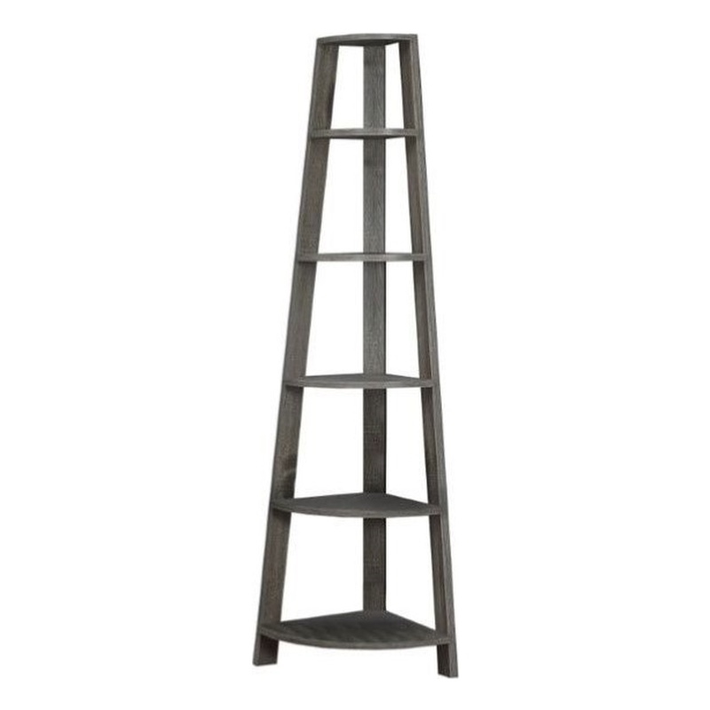 Bookshelf Etagere Corner 5 Tier 72