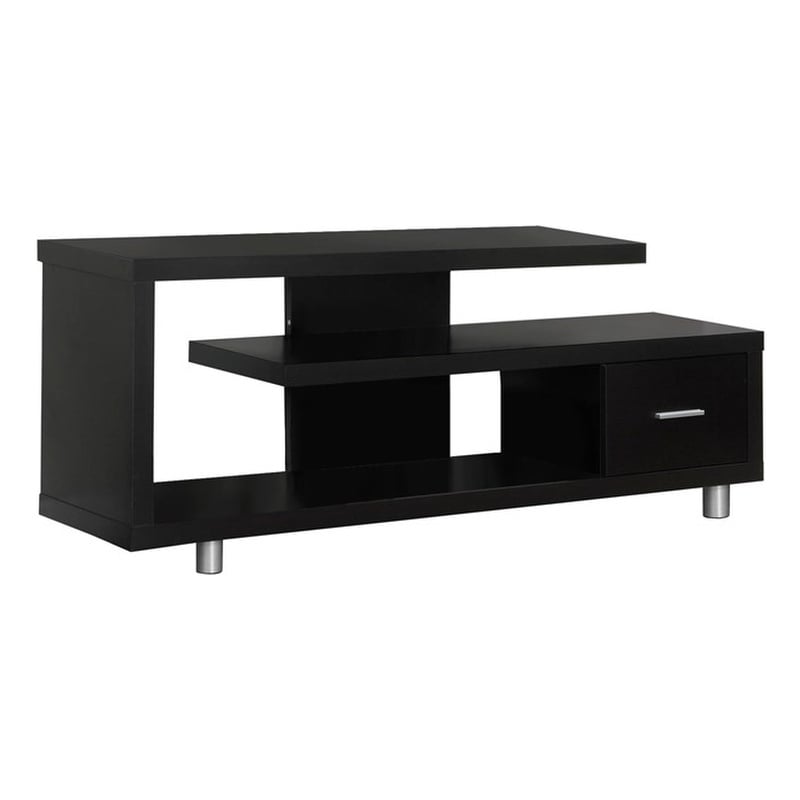 Tv Stand 60 Inch Console Living Room Bedroom Laminate Brown