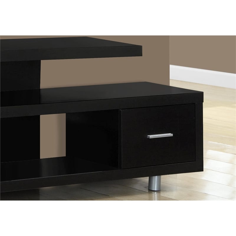 Tv Stand 60 Inch Console Living Room Bedroom Laminate Brown