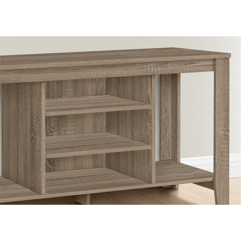Tv Stand 48 Inch Console Living Room Bedroom Laminate Brown