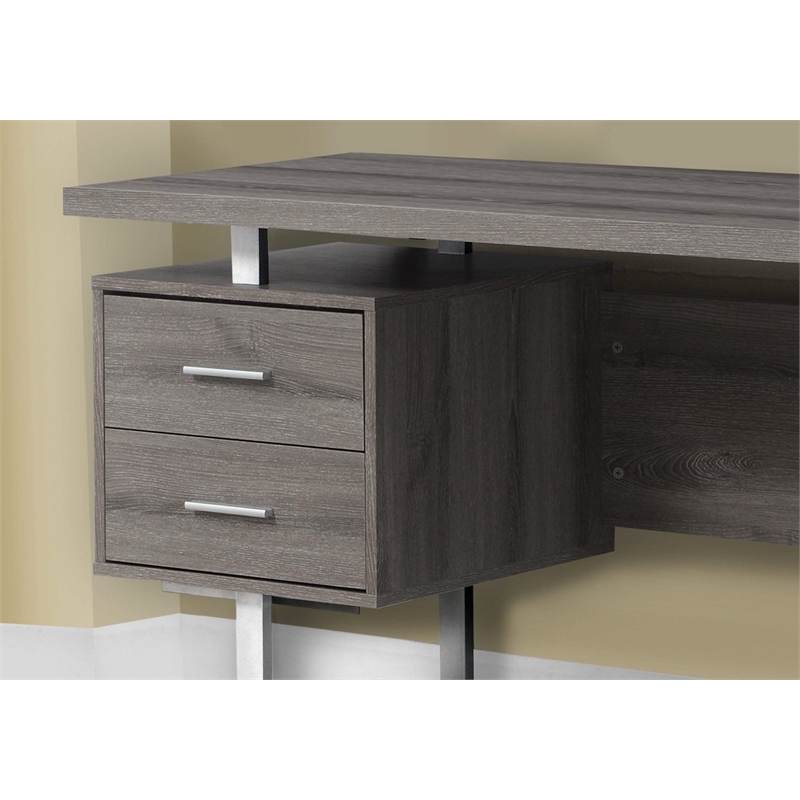 Computer Desk Home Office Laptop Storage Drawers 60
