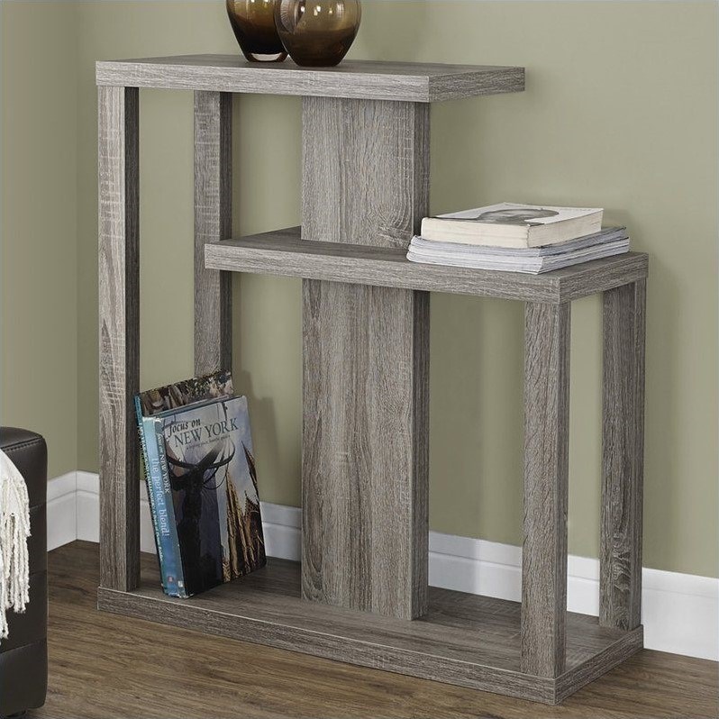 Accent Table Console Entryway Narrow Sofa Bedroom Laminate Brown