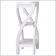 Accent Table Side End Square Living Room Bedroom Laminate White