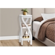 Accent Table Side End Square Living Room Bedroom Laminate White