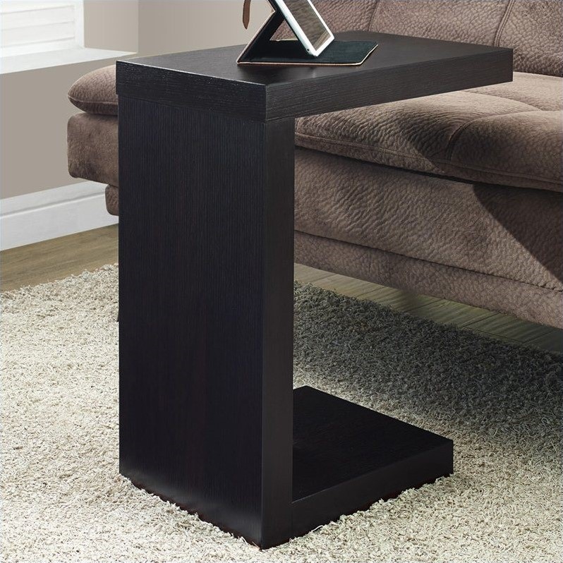 Monarch Hollow-Core Accent Table in Cappuccino