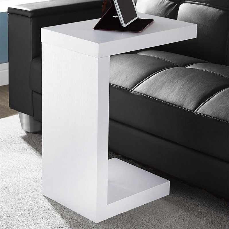 Accent Table in White I 2487