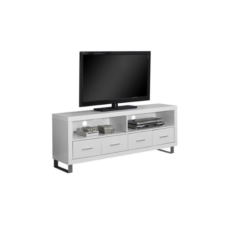 TV Console in White with Drawers I 2518