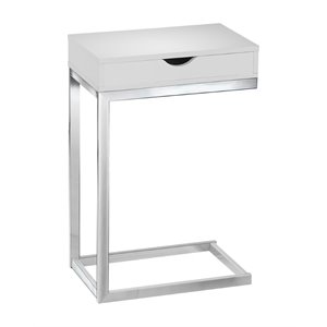 monarch contemporary drawer top accent side table