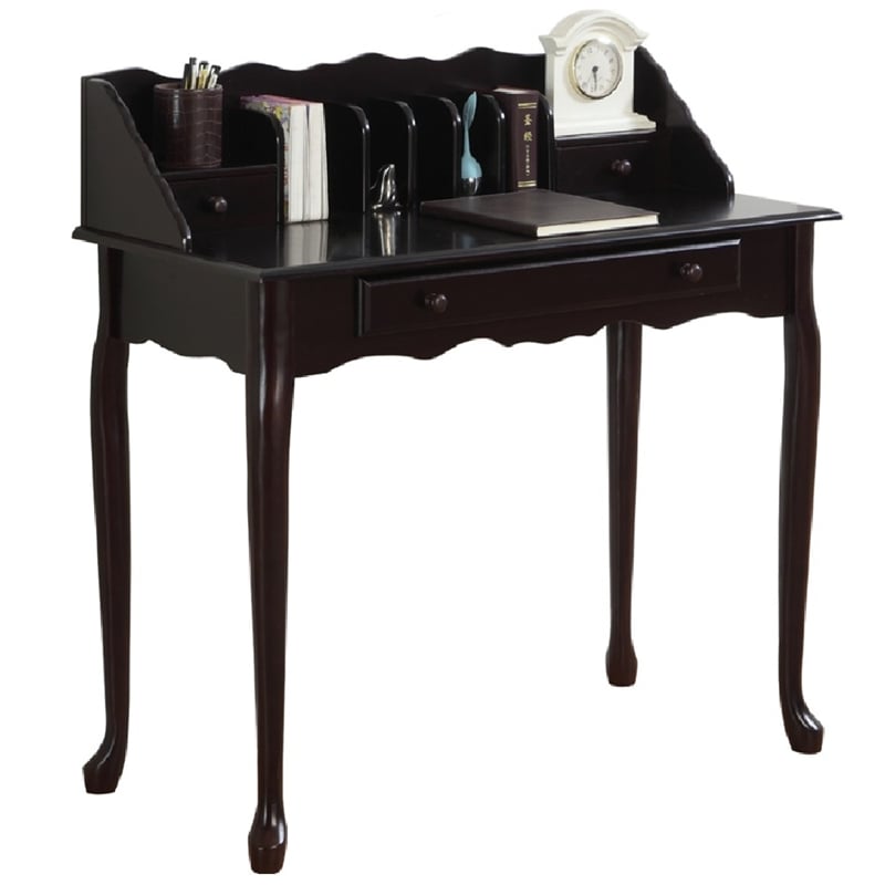 Computer Desk Home Office Laptop Storage Drawers 36
