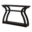 Accent Table Console Wood Narrow Sofa Bedroom Laminate Brown Espresso