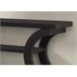 Accent Table Console Wood Narrow Sofa Bedroom Laminate Brown Espresso