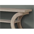 Accent Table Console Entryway Narrow Sofa Bedroom Laminate Brown