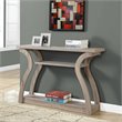 Accent Table Console Entryway Narrow Sofa Bedroom Laminate Brown