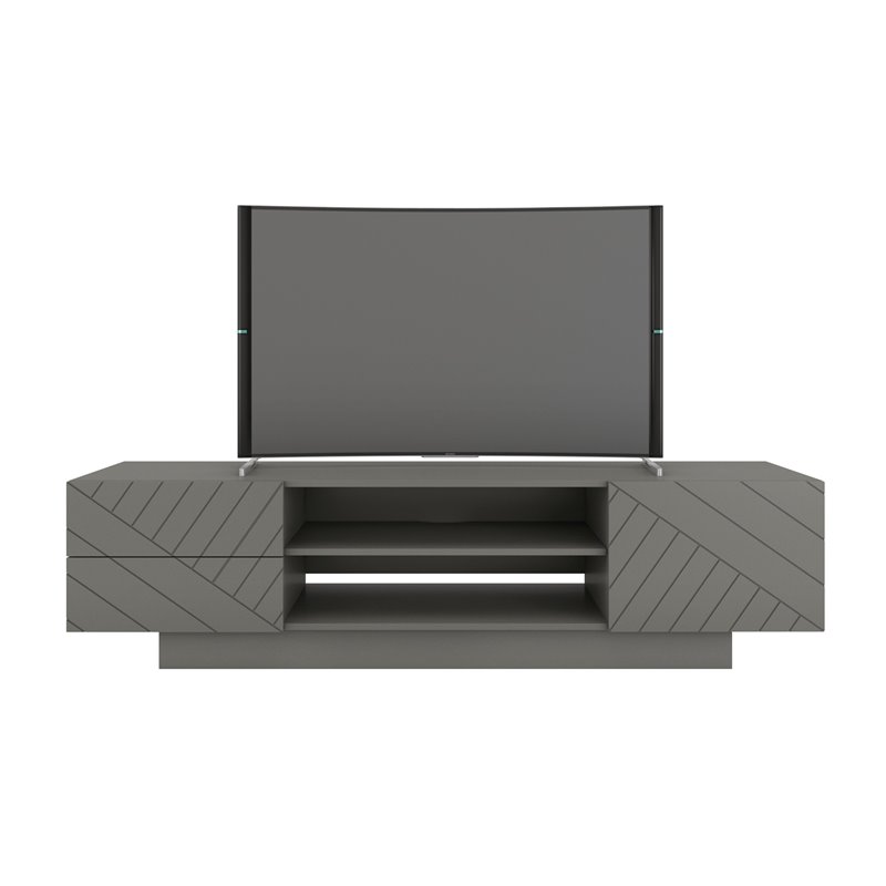 Nexera 115467 Marble TV Stand 72inch Greige Cymax Business