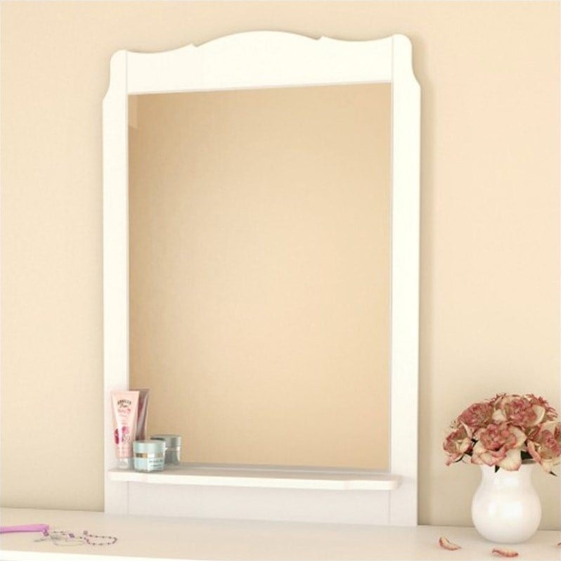 Nexera Dixie Mirror in White   311503