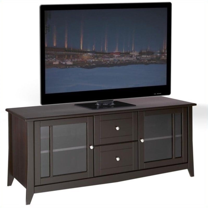 58" TV Stand In Espresso - 200117